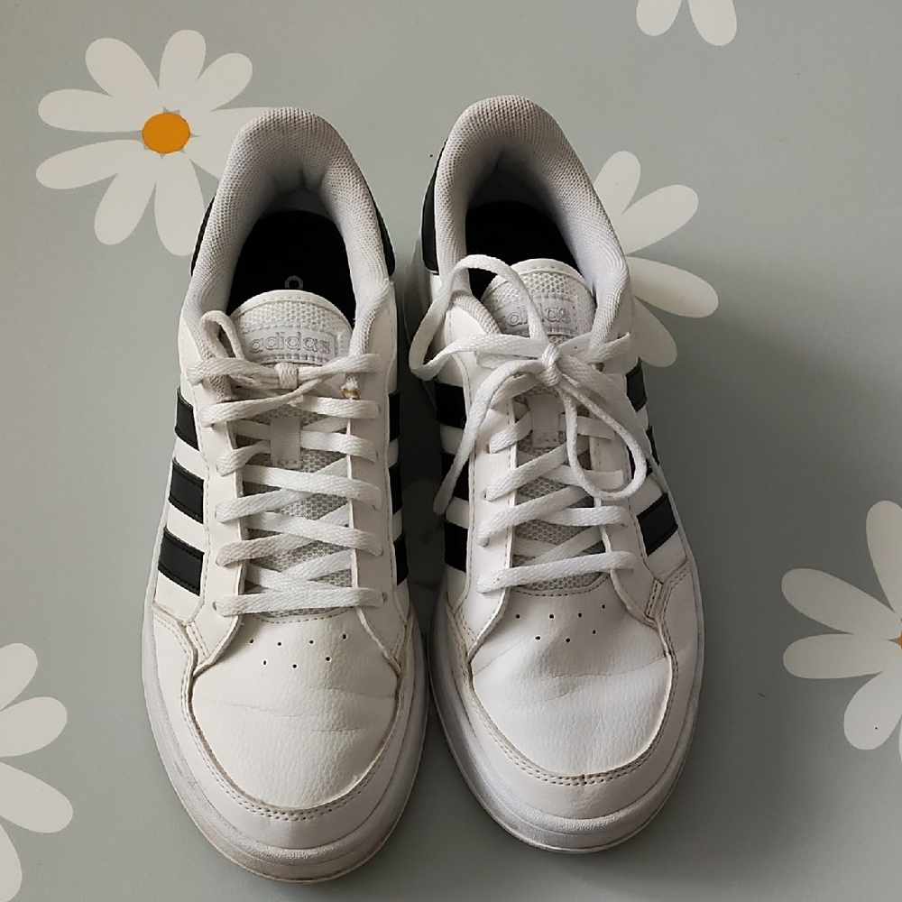 Adidas White and Black Sneakers